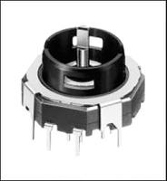 RKJXM2E13004 Joystick Switch, 8, Center-Push axes, 10 mA PC Pin SP4T, -40 → +85°C