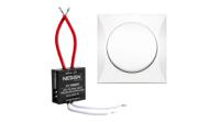 Berker 1 Gang Round Push Button Operator Dimmer Switch 500mA, 230V ac, 125W