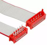 2205071-2 TE Connectivity Micro-Match Ribbon Cable Assembly, Micro-Match MOW Plug to Micro-Match PB Plug, 150.5mm