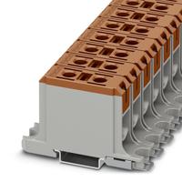 1086470 Phoenix Contact  UBAL Series Brown, 50mm², Single-Level, Screw Termination