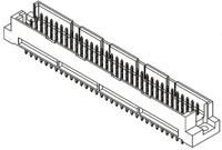ERNI ERNIPRESS 128 Way 2.54mm Pitch, Type RD Class C2, 4 Row, Straight DIN 41612 Connector, Plug