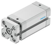 ADNGF-25-40-P-A Festo Pneumatic Compact Cylinder - 554235 25 mm Bore, 40 mm  Series, Double Acting Acting