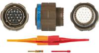 KJB6T15W18SN ITT KJB Series, 18 Way Cable Mount MIL Spec Circular Connector Plug, Socket Contacts,Shell Size 15, Screw Coupling