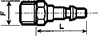 RBE 06.6162 Staubli – Fluid Connectors Male Safety Quick Connect Coupling, G 3/8 Male Threaded