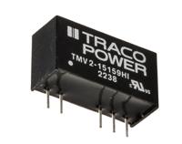 TMV 2-15159HI TRACOPOWER TMV 2HI DC-DC Converter, -9V dc/ -110mA Output, 13.5 → 16.5 V dc Input, 2W, Through Hole, +85°C Max