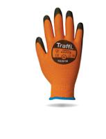 TG3010---A-TG3010-AM-8 Traffi Black, Orange Abrasion Resistant, Breathable, Cut Resistant, Dry Environment, General Purpose General Handling