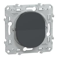 Schneider Electric 1 Way Anthracite Switch Mechanism Ovalis Series