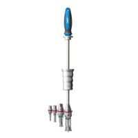 TMIP 7-28 SKF Hand Bearing Puller, 7 → 9 mm, 10 → 12 mm, 15 → 17 mm, 20 → 28 mm Capacity, 6-PieceSkf