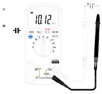 296-626 RS PRO Digital, LCD Digital Multimeter, 10A ac Max, 10A dc Max, 1000V ac Max - RS CalibratedRs Pro