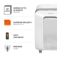 5160101 Fellowes Powershred LX201 22L Micro Cut Shredder Sheet ShreadingFellowes