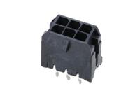 43045-0625 Molex MICRO-FIT 3.0 43045, 3mm Pitch, 6 Way, 2 Row, Straight PCB Header, Through Hole