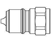 Parker Brass, Steel Female Hydraulic Quick Connect Coupling, G 1 Female