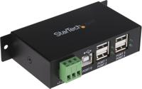 StarTech.com 4 Port USB 2.0 USB A  Hub, Terminal Connector Powered, 114.5 x 57.3 x 26.3mm