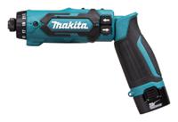 DF012DSE Makita  1/4in Cordless Screwdriver, 7.2V, 0 → 200 / 0 → 650rpm, Euro PlugMakita