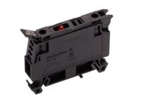 1886570000 Weidmuller  W Series Black, 4mm², Single-Level, Screw Termination, Fused