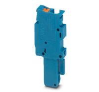 3210075 Phoenix Contact  5/1-L BU, PP-H 2 Series Blue, 4mm², Push In Termination