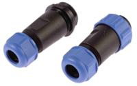 144-4222 RS Pro, 9 Pole Cable Mount Circular Connector Plug and Socket, Male and Female Contacts, IP68