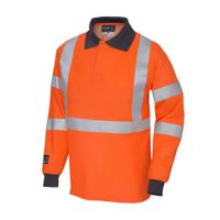 ProGARM 5390 Orange Men Hi Vis Polo Shirt, 40in
