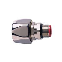 7TCA296100R0158 ABB Straight, Conduit Fitting, 25mm Nominal Size, M25, Nickel Plated Brass, Metallic