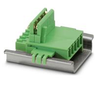 2707437 Phoenix Contact 5/ 5-ST-3, 5 TBUS 1, 81 GN, ME 22 Series DIN Rail Connector for Use with Connecting With Electronics