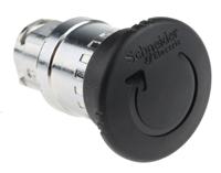 ZB4BS52 Schneider Electric Harmony XB4 Series Black Turn to Release Push Button Head, 22mm Cutout, IP66, IP67, IP69K