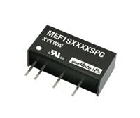 MEF1S2403SPC Murata Power Solutions MEF1 1W Isolated DC-DC Converter Through Hole, Vin 22.8 → 25.2 V dc, Vout 3.3V dc