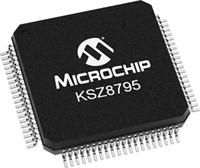 KSZ8795CLXIC Microchip  Ethernet Switch IC, 10/100Mbit/s 3.3 V, 80-Pin LQFP
