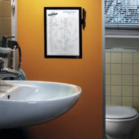 499301 Durable DURAFRAME® NOTE Black A4 Smooth and rigid Information Frame, 323mm Height, 254mm Width