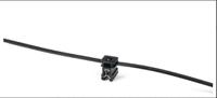 156-00570-T50ROSEC4A-PA66W-BK HellermannTyton EdgeClip Series, Black Nylon 66 Cable Tie Assemblies200mm x 4.6mm