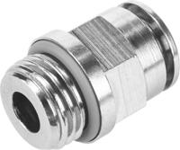 NPQH-D-G18-Q4-P10 Festo Pneumatic Straight Threaded-to-Tube Adapter, G 1/8 Male to Push In 4 mm