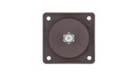 Socket Brown Female 2 Outlet TV Aerial Connector, Flush Mount