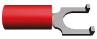 328516 TE Connectivity PLASTI-GRIP Series Insulated Crimp Spade Connector, 22AWG to 16AWG, M5