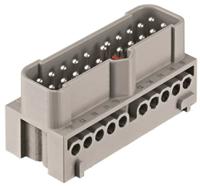 19410202601 HARTING Heavy Duty Power Connector Insert, 16A, Male, Han-Eco Series, 20 Contacts
