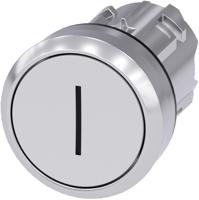 3SU1050-0AB60-0AC0 Siemens SIRIUS ACT 3SU10 Series White Momentary Push Button, 22mm Cutout, IP66, IP67, IP69K