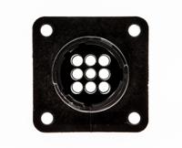 182922-1 TE Connectivity Series 1, 9 Pole Panel Mount Connector Socket, with Male Contacts