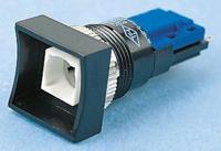 TH511108601 Latching Push Button Switch, IP40, 21 x 27mm