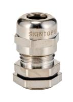 52003490+52015770 Lapp SKINTOP Series Metallic Nickel Plated Brass Cable Gland, PG7 Thread, 2mm min., 5mm max., IP68
