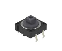 Alps Alpine Grey Cap Tactile Switch, SPST 50 mA 3mm Snap-In
