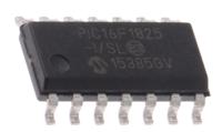 PIC16F1825-I-SL Microchip PIC16F1825-I/SL, 8bit PIC Microcontroller, 32MHz, 14 kB Flash, 14-Pin SOIC