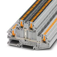 1088939 Phoenix Contact Grey PTTBV DIN Rail Terminal Block, Double level, 4mm², 800 V