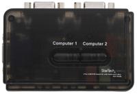 StarTech.com 2 Port USB VGA KVM Switch, 3.5 mm Stereo 2048 x 1536 Maximum Resolution