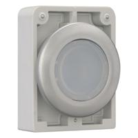 182925-M30C-FDL-W Eaton Flush White Push Button - Momentary, M30 Series, 30mm Cutout, Round