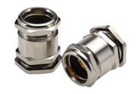 52003540+52005170 Lapp SKINDICHT Series Metallic Nickel Plated Brass Cable Gland, PG21 Thread, 15.8mm min., 17.8mm max., IP68