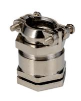 52103330+52106840 Lapp SKINDICHT Series Metallic Nickel Plated Brass Cable Gland, M25 Thread, 16mm min., 19.3mm max., IP55