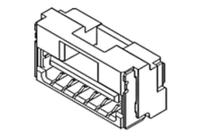 502386-0670-TR300 Molex 502386 Series Number 1.25mm Pitch 6 Way 1 Row PCB Socket, Surface Mount, Solder Termination