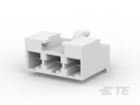 179846-1 TE Connectivity Power Double Lock 179846, 6.5mm Pitch, 3 Way, 1 Row, Vertical PCB Header, PCB Mount
