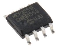 MCP3551-E-SN Microchip MCP3551-E/SN, 22-Bit Serial ADC Differential Input, 8-Pin SOIC