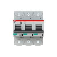 2CCG001220R0001 ABB High Performance S800N MCB, 3P Poles, 80A Curve B, 400V AC, 36 kA Breaking Capacity, MCB