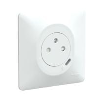 S320089 Schneider Electric White, 1 Gang, Ovalis C Series