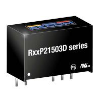 R24P21503D Recom 2W Isolated DC-DC Converter PCB Mount, Vin 21.6 → 26.4 V dc, Vout 15/-3V dc